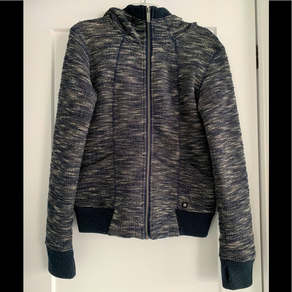 Bench navy knit jacket large